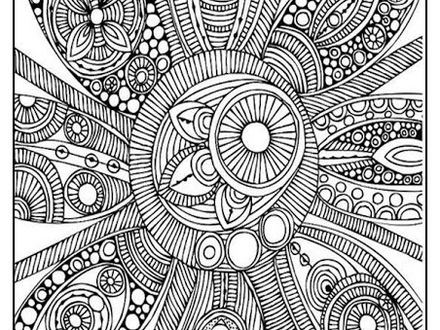 440x330 Free Printable Abstract Coloring Pages, Coloring Pages Mandala