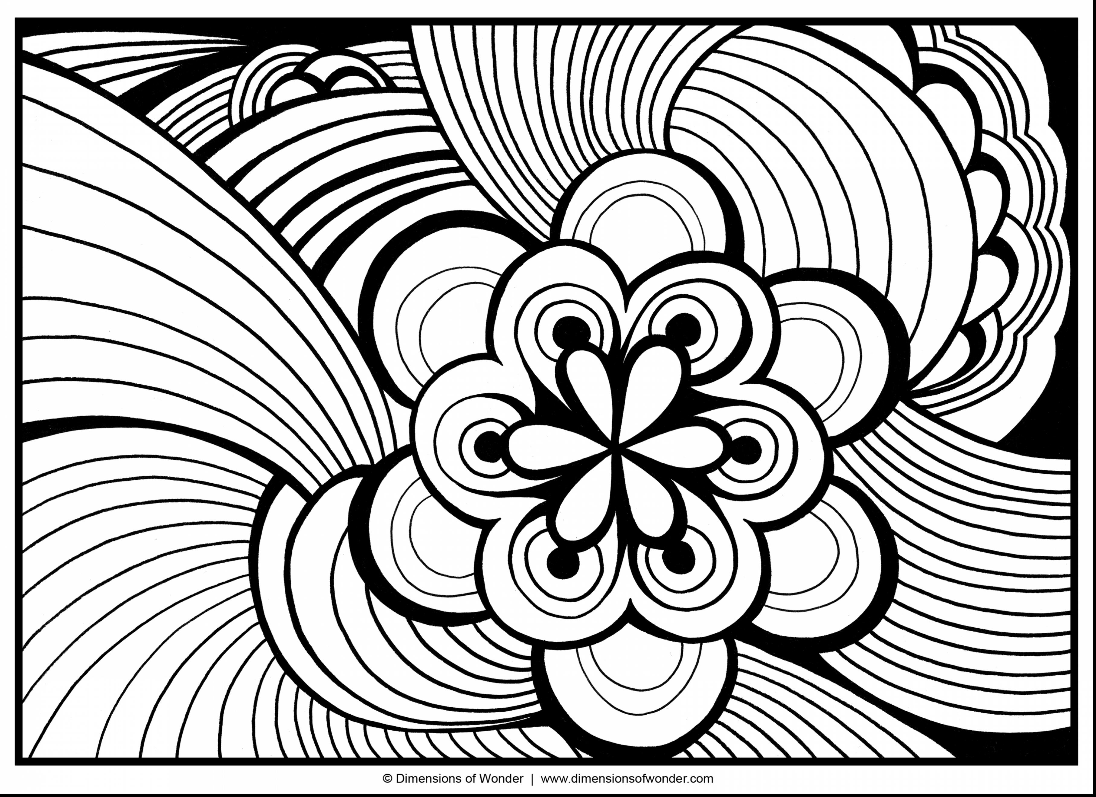 3630x2640 Printable Adult Coloring Pages Abstract Easy Printable