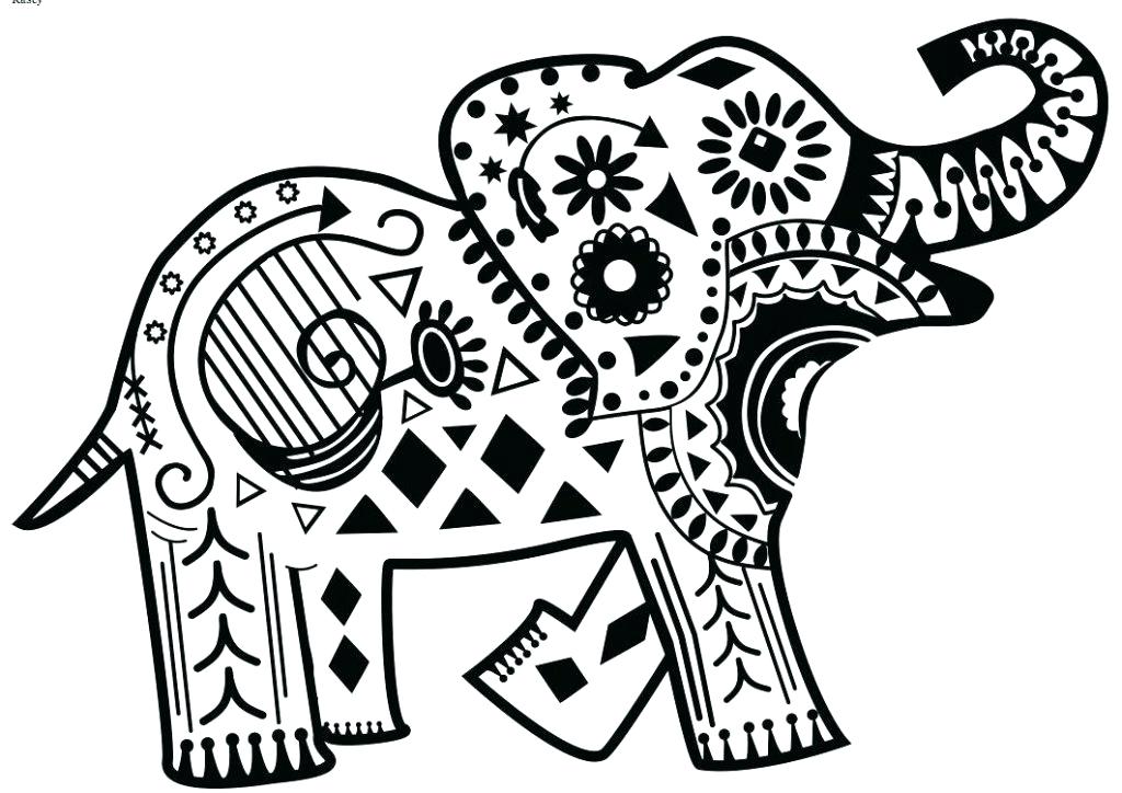 1024x724 Coloring Pages Of Elephants Plus Printable Elephant Coloring Pages