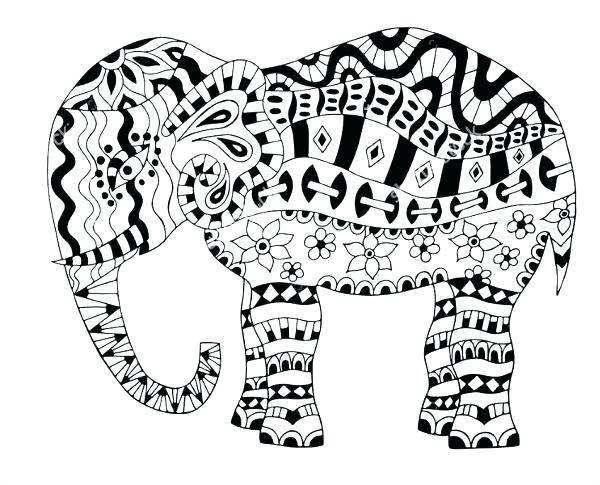 600x485 Elephant Pictures To Color As Well As Scary Coloring Page Bats