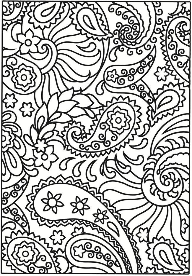650x931 Creative Haven Paisley Designs Stained Glass Coloring Book