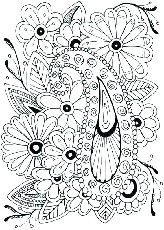 567x794 Coloring Pages To Print For Adults