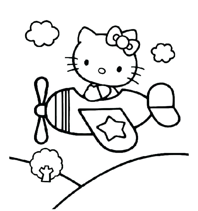 750x800 Printable Airplane Coloring Pages