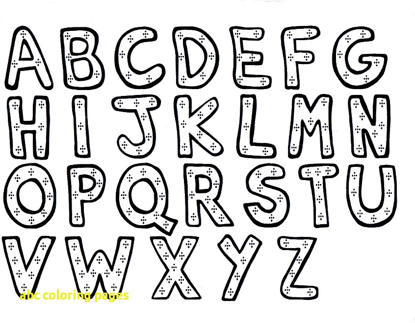 846x660 Printable Abc Pages Abc Coloring Pages With Alphabet Coloring