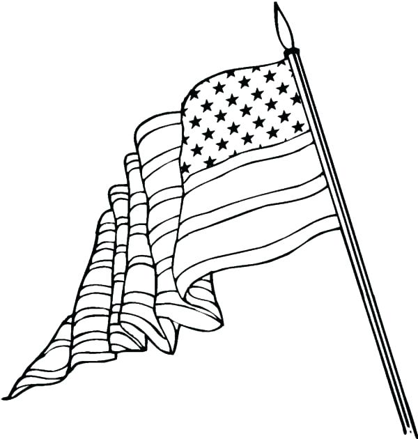 600x630 Printable Flag Coloring Page Free Coloring Pages Us Flag Coloring