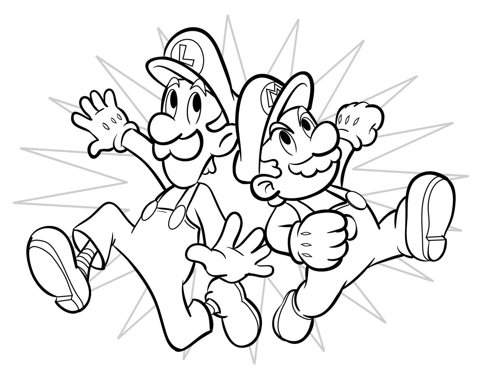 1600x1261 Super Mario Coloring Pages Kids