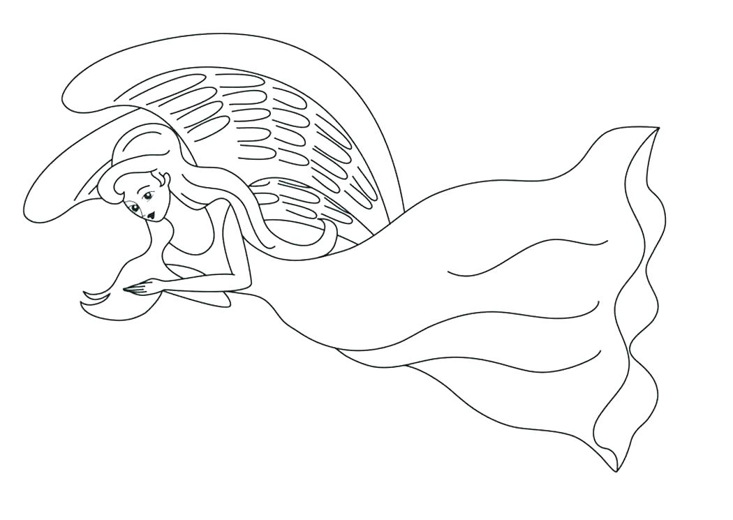 1050x745 Angel Coloring Pages To Print Printable Angel Coloring Pages Free