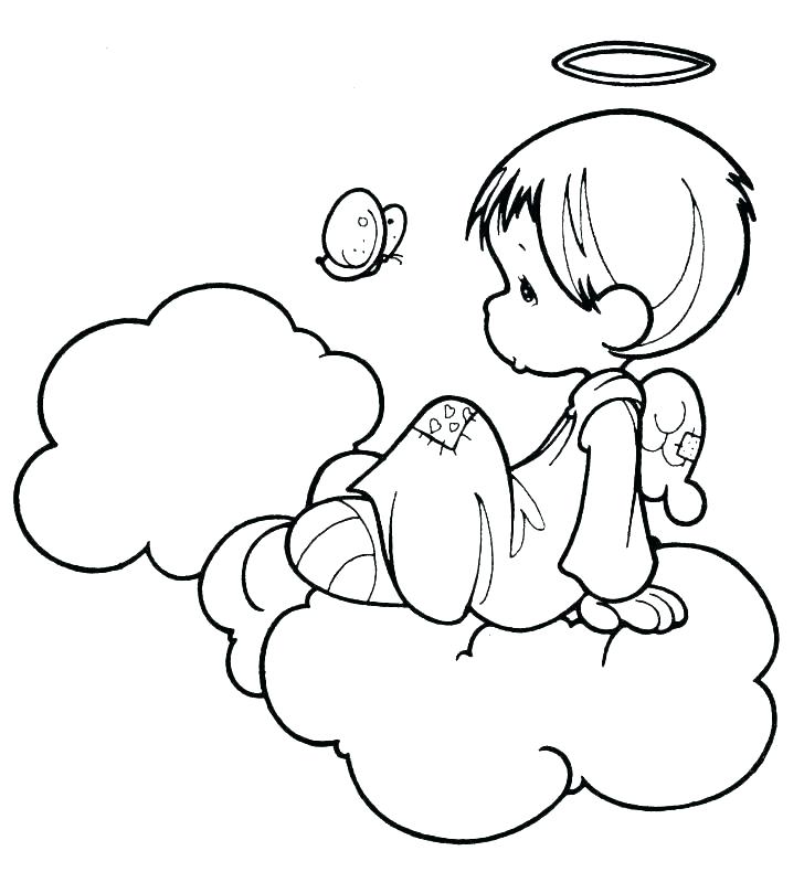 728x790 Angel Coloring Pages Printable Guardian Angel Coloring Page Angel