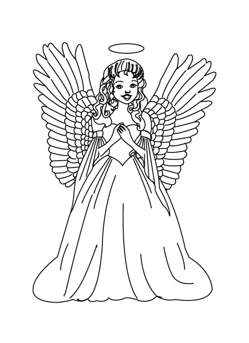 800x1100 Angel Coloring Pages Lovely Printable Angel Coloring Pages Logo