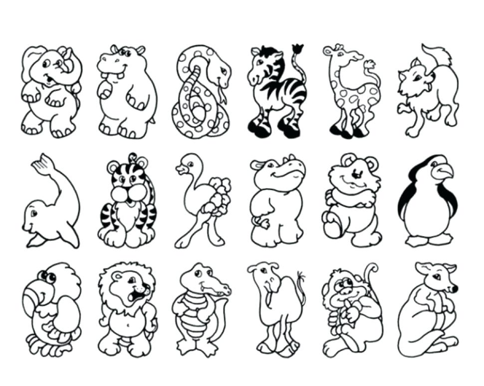 970x774 Free Printable Animals Coloring Pages Zoo Animals Animals To Color