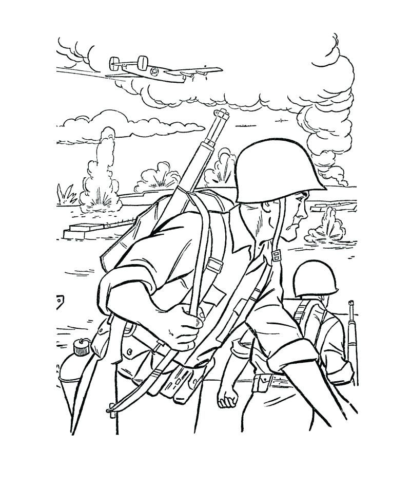 801x942 Soldier Coloring Pages To Print Soldiers Coloring Pages Coloring