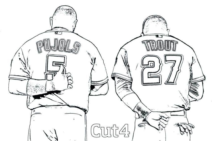 863x575 Baseball Glove Coloring Page