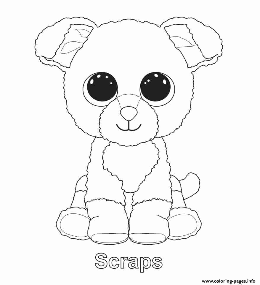 878x960 Print Scraps Beanie Boo Coloring Pages Quilt Arresting Olegratiy