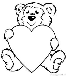 236x265 Free Valentine Coloring Pages
