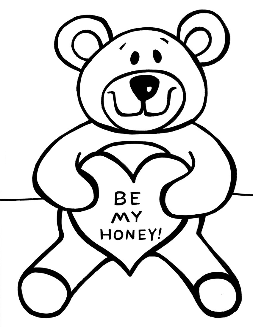 850x1100 Latest Teddy Bear Colouring Sheets Advice Colo