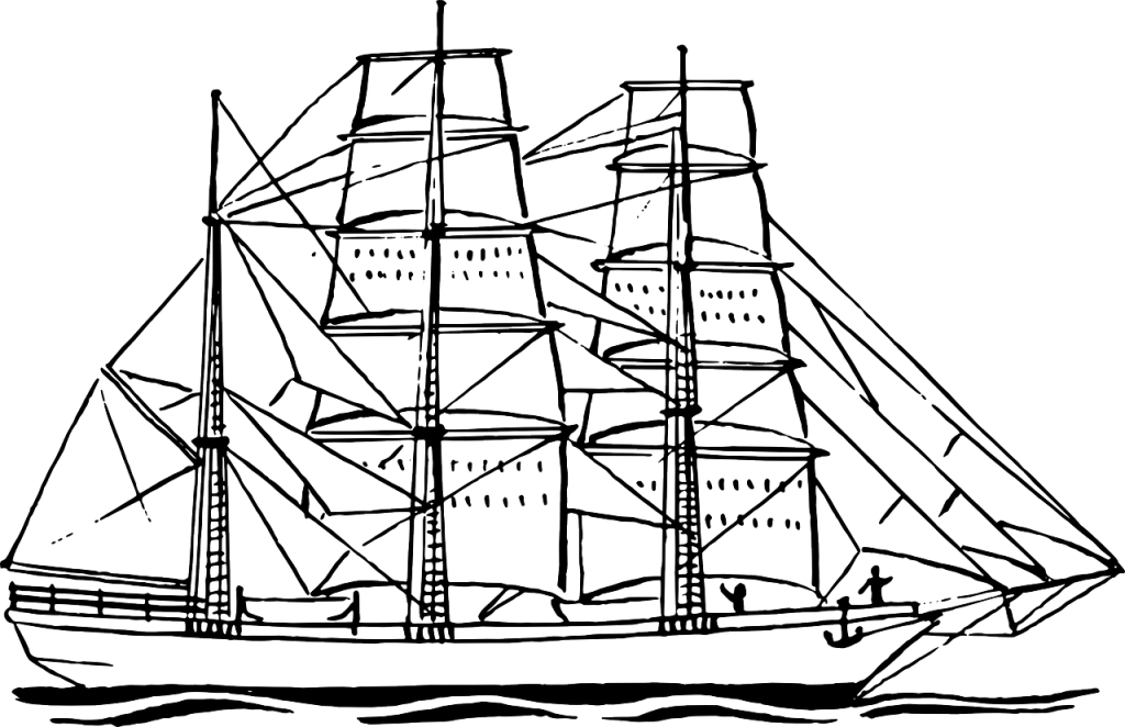 1024x662 Free Printable Boat Coloring Pages For Kids Boats Ships Impressive