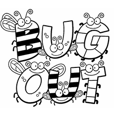 230x230 Top Insect Coloring Pages