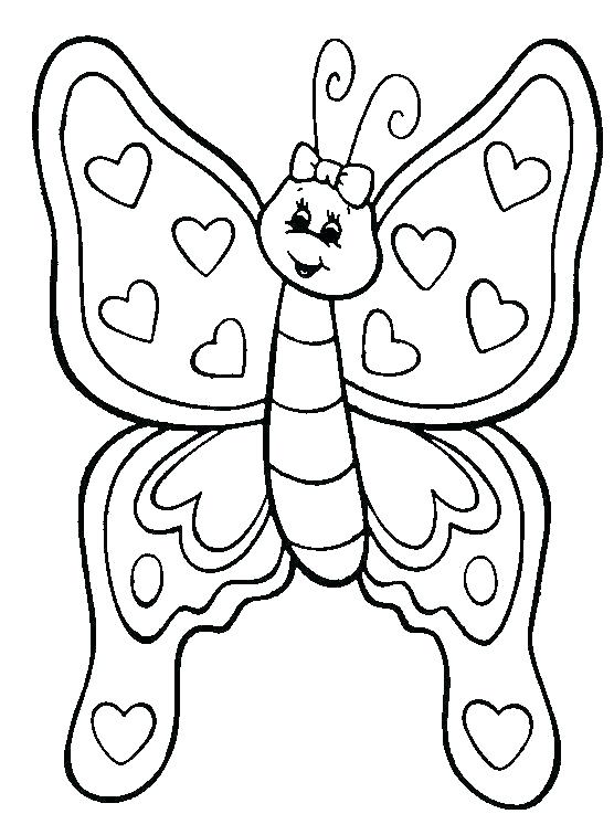 556x756 Coloring Pages Of Butterfly