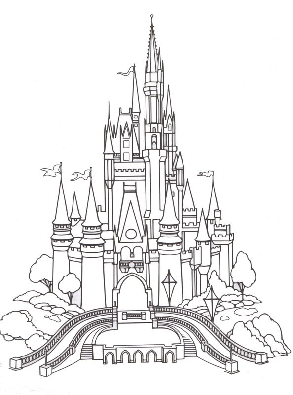 594x800 Magic Kingdom Coloring Page Color Me Happy Walt