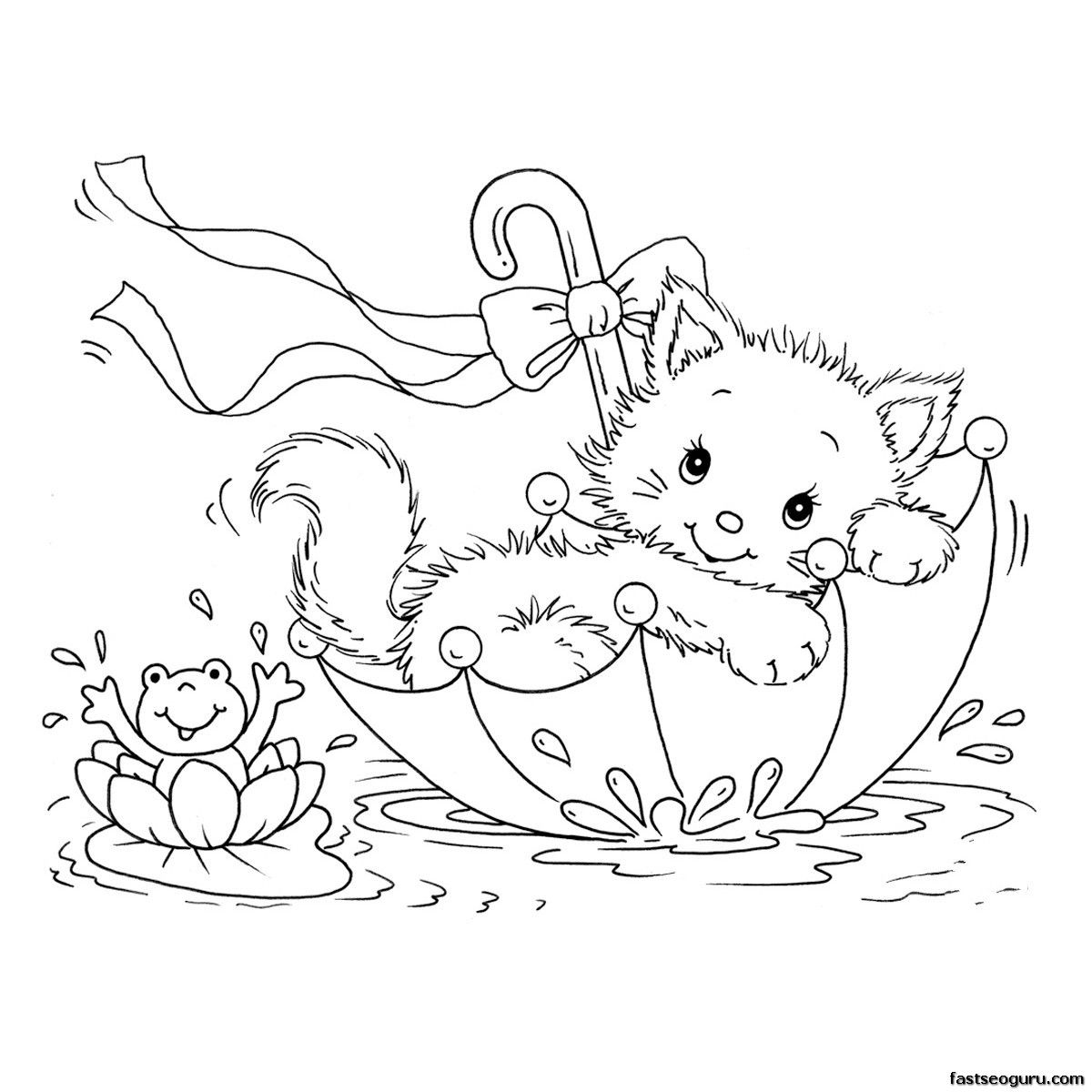 1200x1200 The Best Cat Coloring Pages To Print Printable Pic For Inspiration