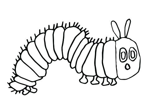 480x360 Coloring Pages As Well As Very Hungry Caterpillar Coloring Sheets