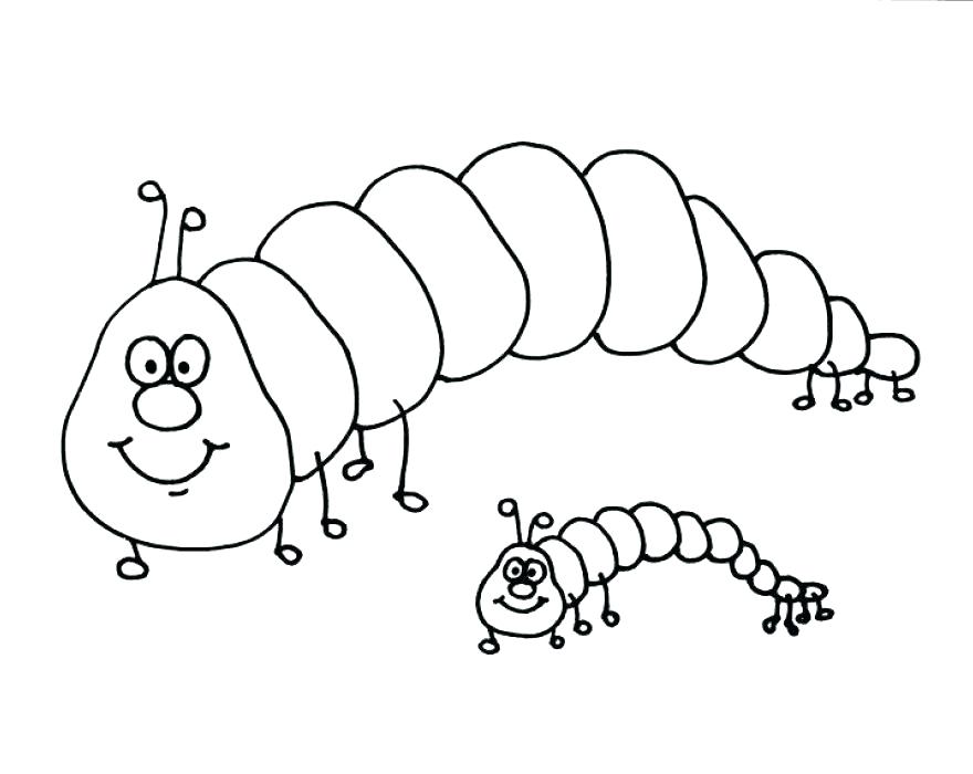 880x700 Very Hungry Caterpillar Coloring Pages Hungry Caterpillar Coloring