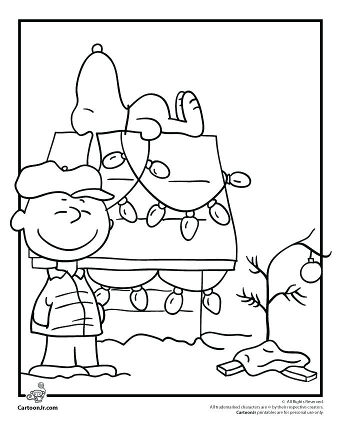 680x880 Cartoon Christmas Coloring Pages A Charlie Brown Coloring Pages