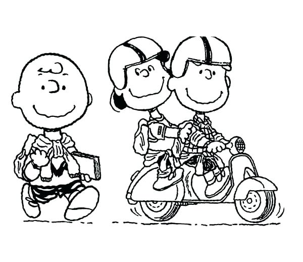 600x518 Charlie Brown Coloring Page Charlie Brown Going To School Coloring