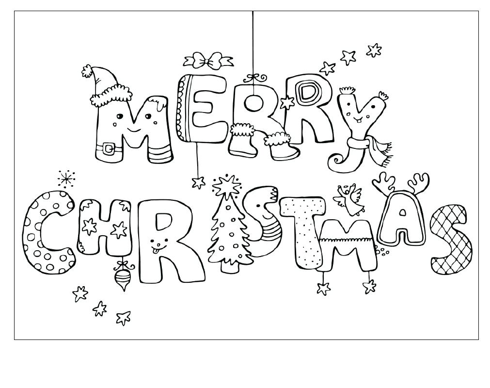 1011x800 Christmas Coloring Pages Online Cards For Kids To Color Tree