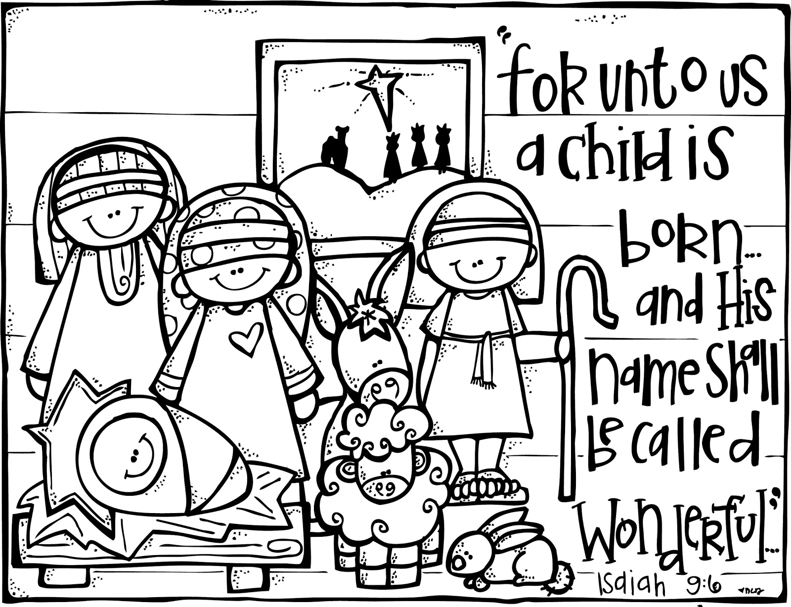 1600x1228 Awesome Nativity Coloring Sheets Printable Photos Of Beatiful
