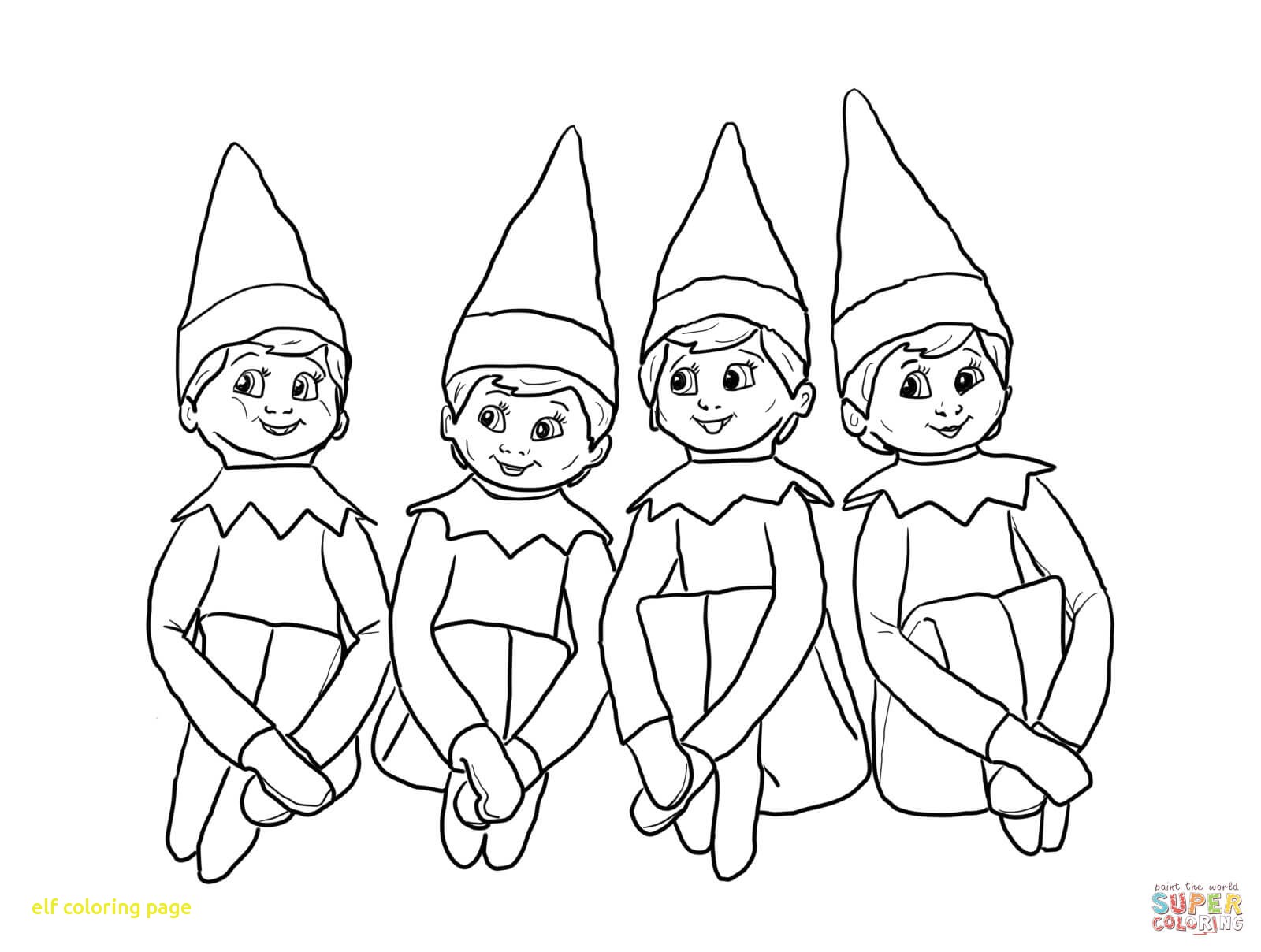 1600x1208 Elf Coloring Page With Coloring Pages Elves Coloring Pages