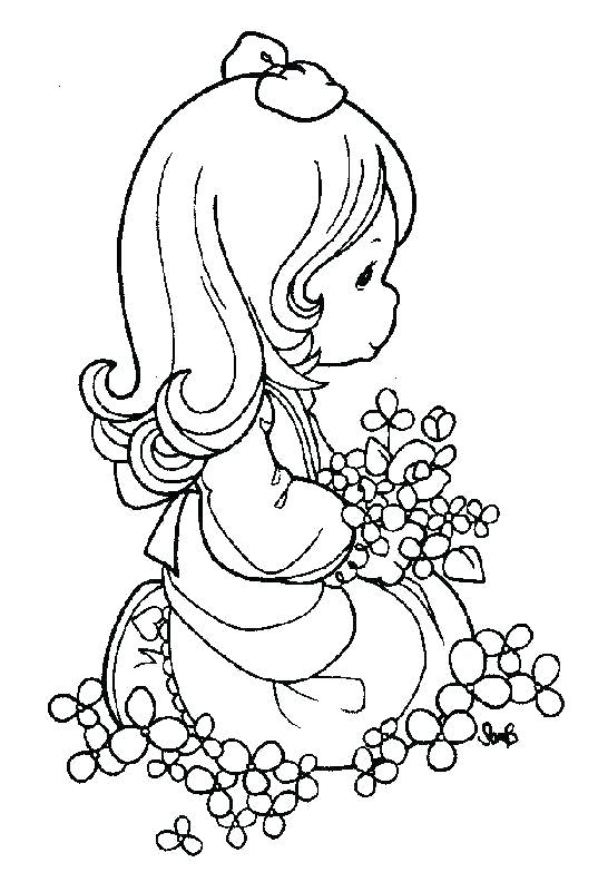 537x792 Christmas Nativity Coloring Pages Printable Precious Moments
