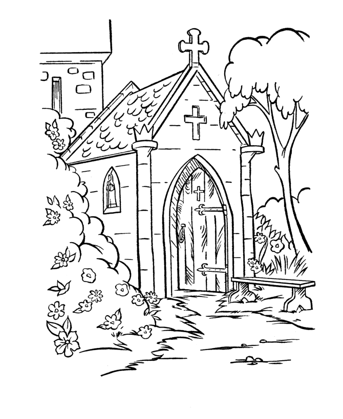 670x820 Church Coloring Pages To Print Printable