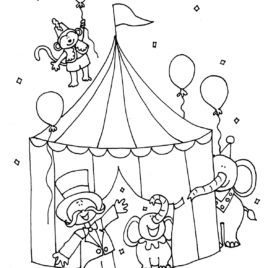 268x268 Circus Colouring Pages Give The Best Coloring Pages