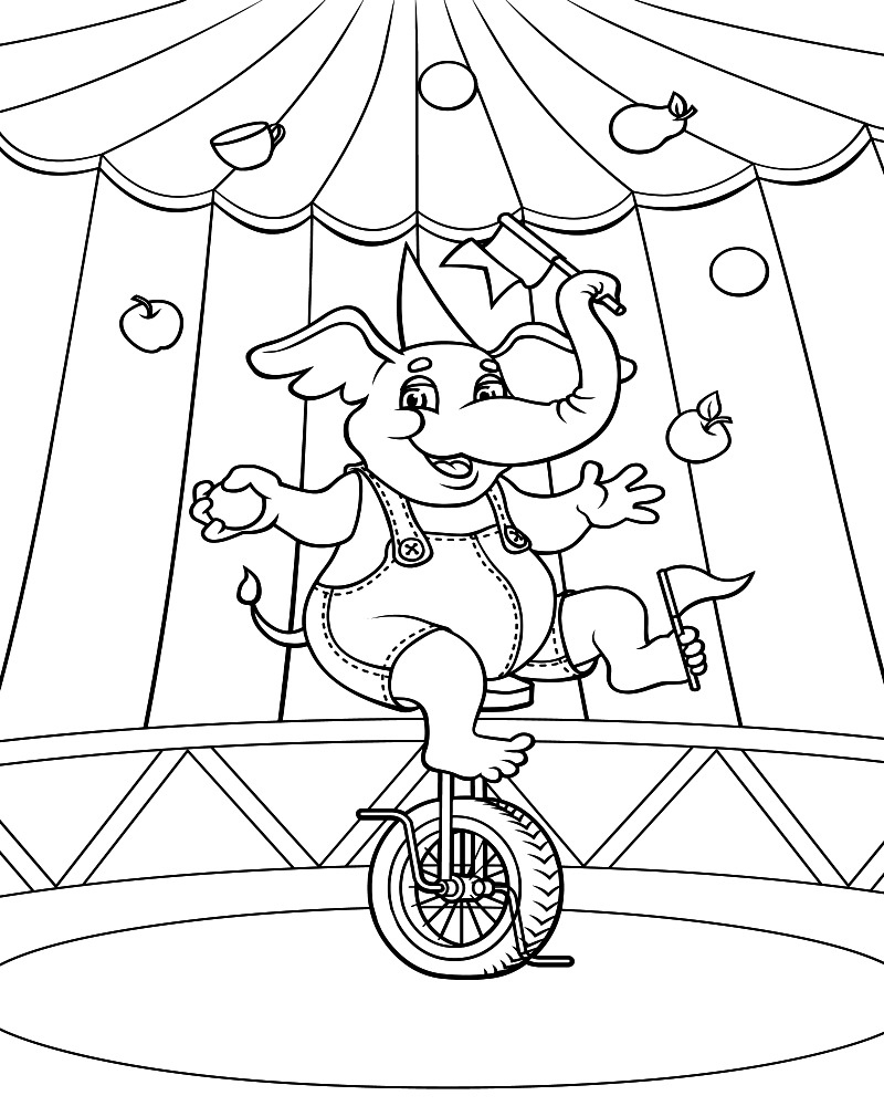 800x1000 Circus Coloring Pages Lovely Printable Circus Coloring Pages