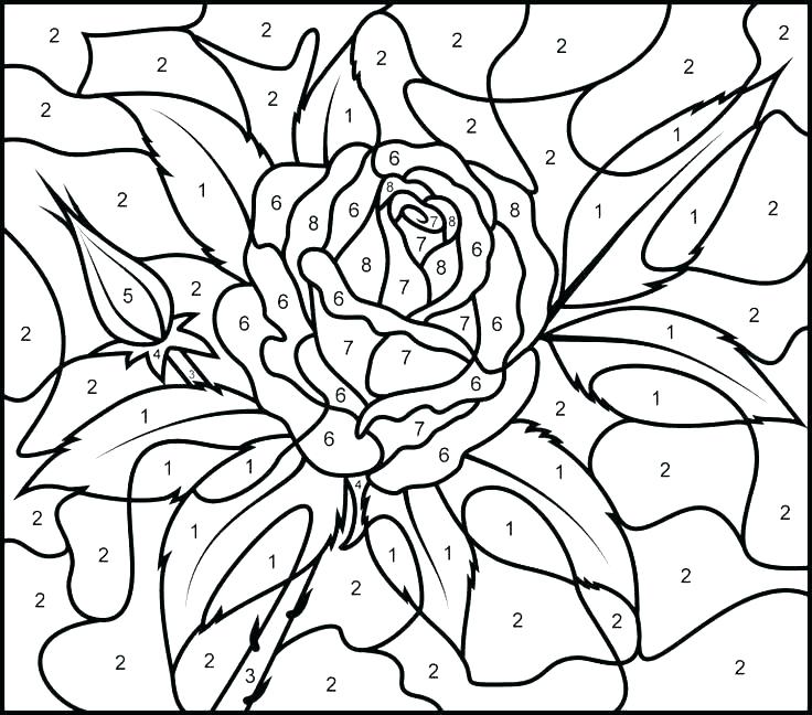 Printable Color By Number Coloring Pages For Adults at GetDrawings ...