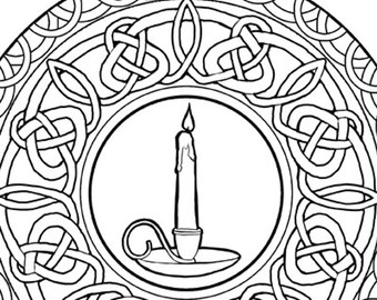 340x270 Mandalas Stained Glass Coloring Book