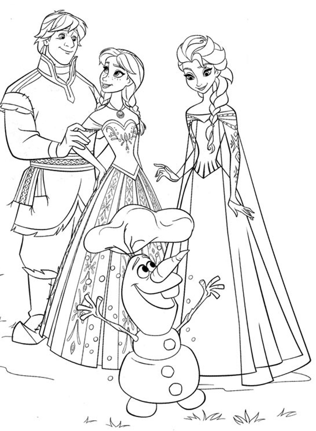 1034x1408 Enjoyable Ideas Frozen Printable Coloring Pages To Print Bing