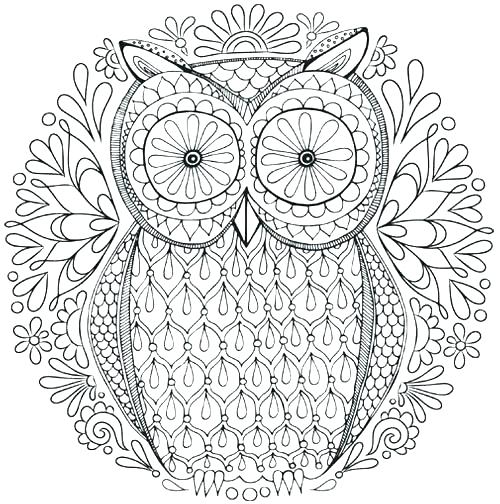 500x504 Animal Mandala Coloring Pages To Print