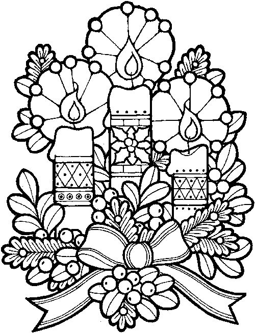 Printable Coloring Pages For Adults Christmas