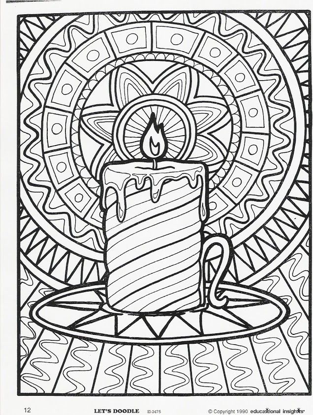 636x844 Printable Adult Christmas Coloring Pages Fun For Christmas