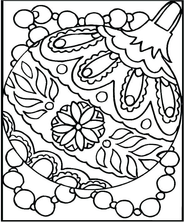 591x709 Xmas Coloring Pages