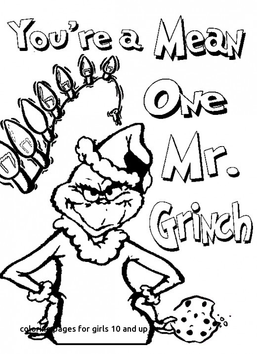 520x715 Grinch Christmas Printable Coloring Pages Coloring Pages