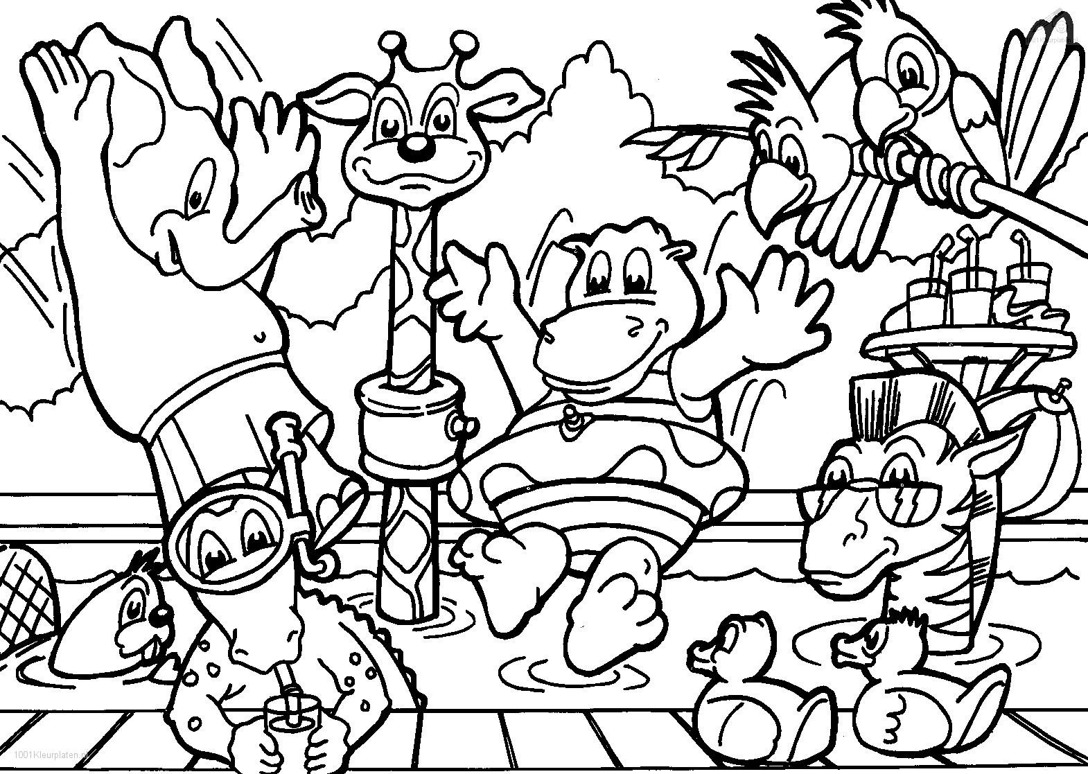 1570x1117 Special Printable Colouring Pages Of Animals Cow Coloring For Kids