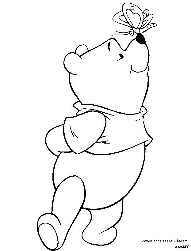 623x820 Winnie The Pooh Color Page, Disney Coloring Pages, Color Plate