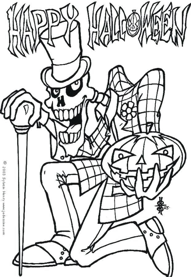 621x900 Coloring Halloween Pages