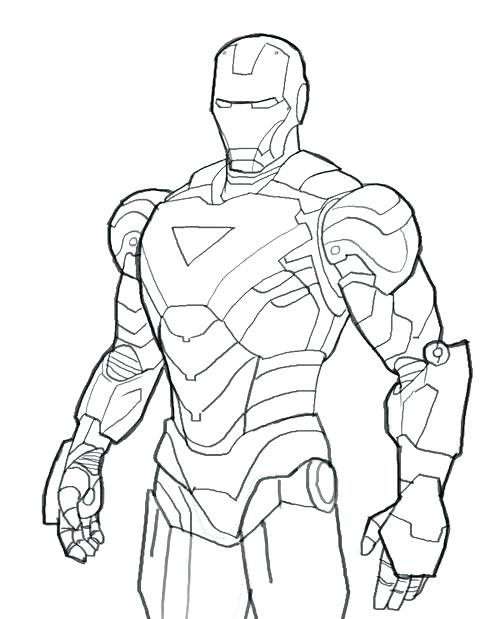 500x619 Printable Ironman Coloring Pages Complete Printable Coloring Pages