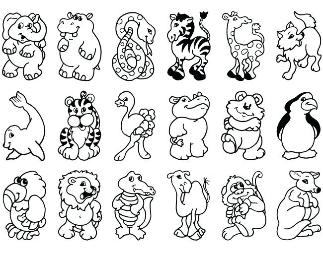 650x522 Animal Coloring Pages For Kids Animal Coloring Pages For Kids