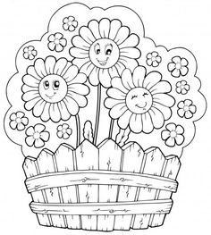 236x263 Printable Coloring Pages For Kids Flowers Color Bros
