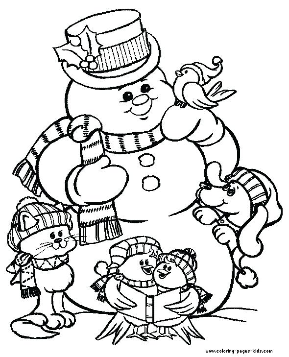 590x729 Printable Snowman Coloring Pages Free Printable Coloring Pages